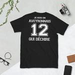Aveyronnais qui déchire T-shirt standard imprimé dos - Ici & Là - T-shirts & Souvenirs de chez toi