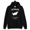Sweatshirt Valais noir - Histoire locale à porter avec fierté