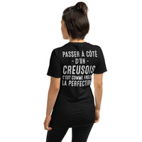 Thumbnail for T-shirt Creusois bleu marine dos - Passer à côté d'un Creusois