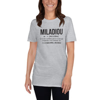 Thumbnail for T-shirt Lozère blanc face - Définition Miladiou humoristique