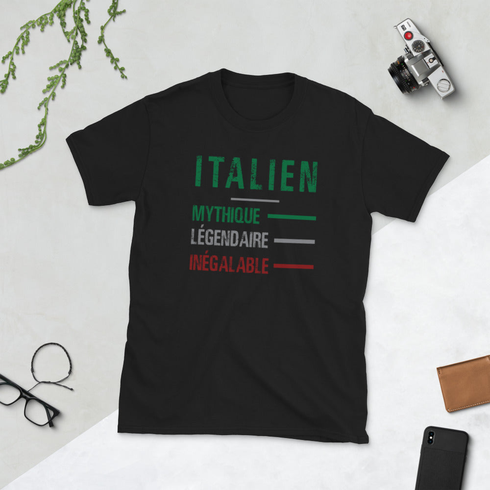 T-shirt Italie bleu marine - Légendaire et inégalable