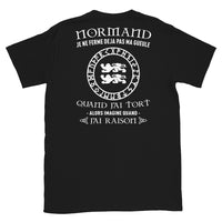 Thumbnail for T-shirt Normand noir - Je ne ferme pas ma gueule quand j'ai tort