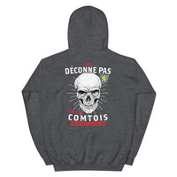 Thumbnail for Sweatshirt Franche-Comté rouge dos - Ne déconne pas avec les Comtois