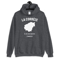 Thumbnail for Sweatshirt Corrèze gris foncé - La chaleur de mes origines