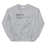 Definition flik er op - pays bas - Sweatshirt - Ici & Là - T-shirts & Souvenirs de chez toi