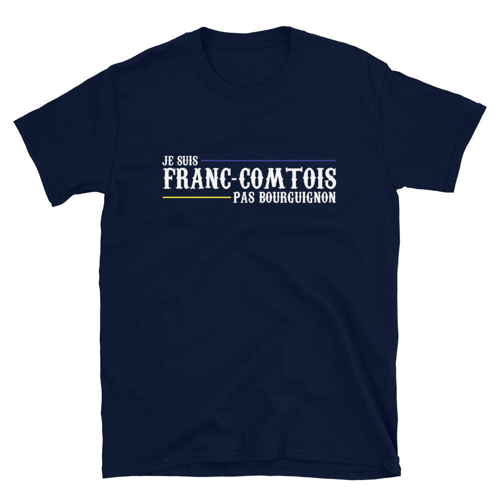 T-shirt Franche-Comté bleu marine dos - Je suis Franc-Comtois pas
