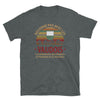 T-shirt Vaud noir - Design humoristique sur les origines