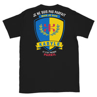 Thumbnail for T-shirt Kabyle noir - Je ne suis pas parfait mais.