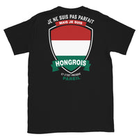 Thumbnail for T-shirt Hongrois noir - Je ne suis pas parfait mais