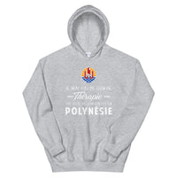 Thumbnail for Sweatshirt Polynésie gris sport - Pas besoin de thérapie