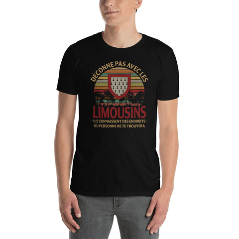 Endroit déconne pas Limousins - T-shirts Unisexe Standard - Ici & Là - T-shirts & Souvenirs de chez toi