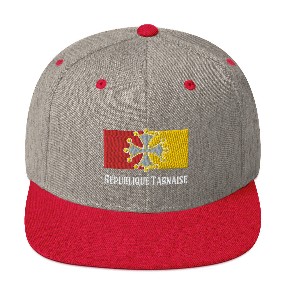 Casquette Tarnaise noire face - Fierté et style local