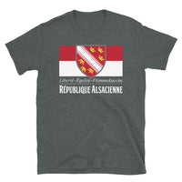 Thumbnail for T-shirt Alsace gris foncé - République Alsacienne