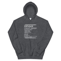 Thumbnail for Sweatshirt Portugal noir face - Confort et fierté locale