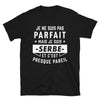 T-shirt Serbie noir - Parfait pour afficher votre fierté