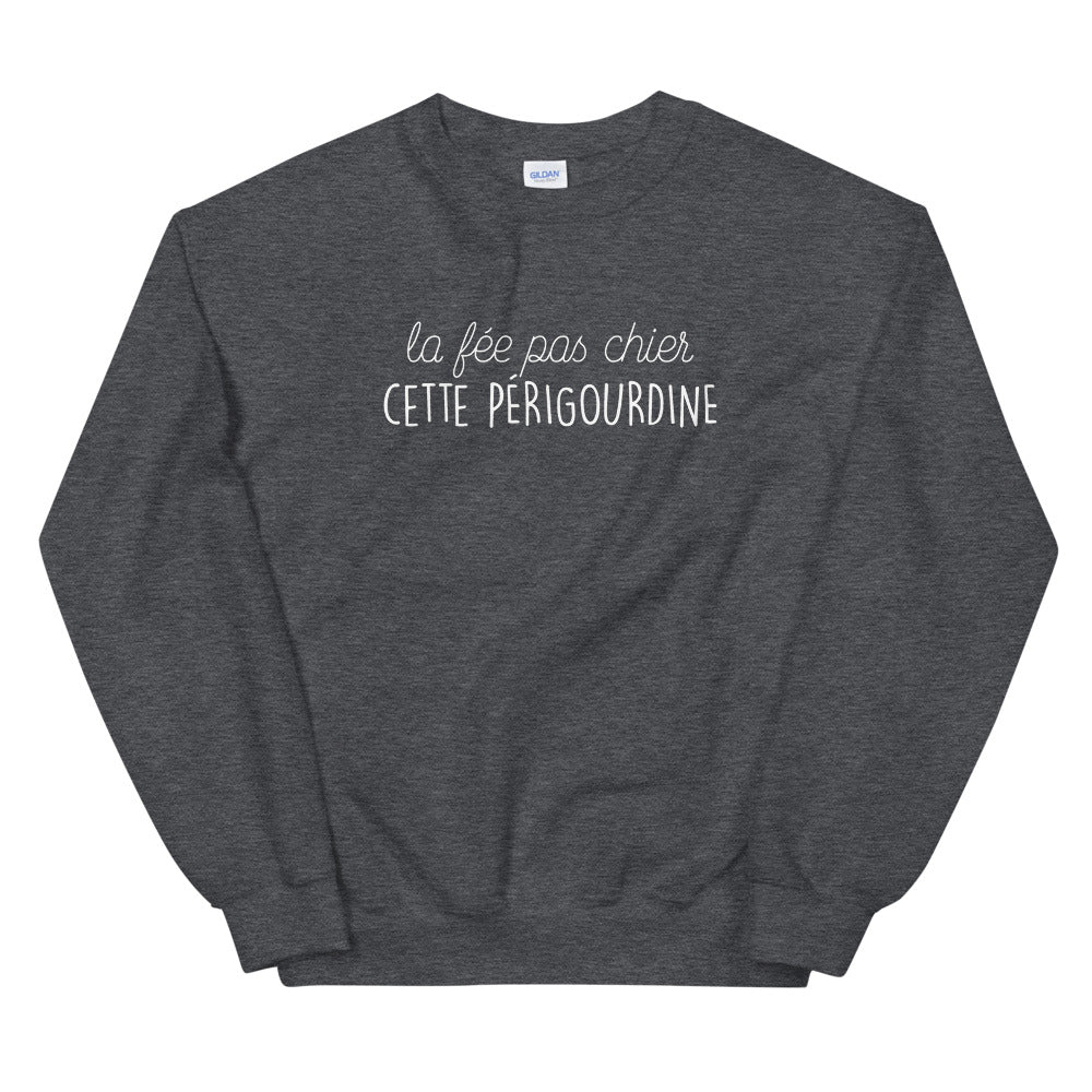 Sweatshirt Périgourdine noir - fée pas chier