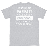 Thumbnail for T-shirt Espagne bleu marine dos - Je ne suis pas parfait mais