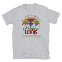 Thumbnail for T-shirt Lotois bleu marine dos - Déconne pas avec humour