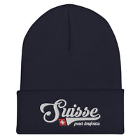 Thumbnail for Bonnet Suisse noir dos - Pour toujours avec fierté