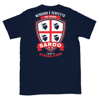 Thumbnail for T-shirt Sardaigne bleu marine dos - Nessuno è perfetto ma sono Sardo
