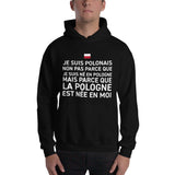 La Pologne est née en moi - Sweatshirt à capuche - Ici & Là - T-shirts & Souvenirs de chez toi
