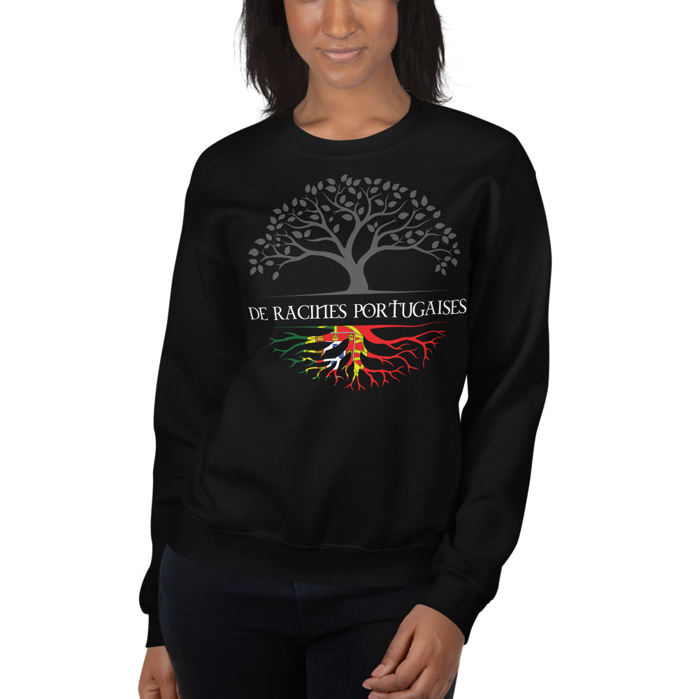 De racines portugaises arbre - Sweatshirt - Ici & Là - T-shirts & Souvenirs de chez toi