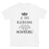T-shirt Algérien blanc - Design humoristique sur les origines