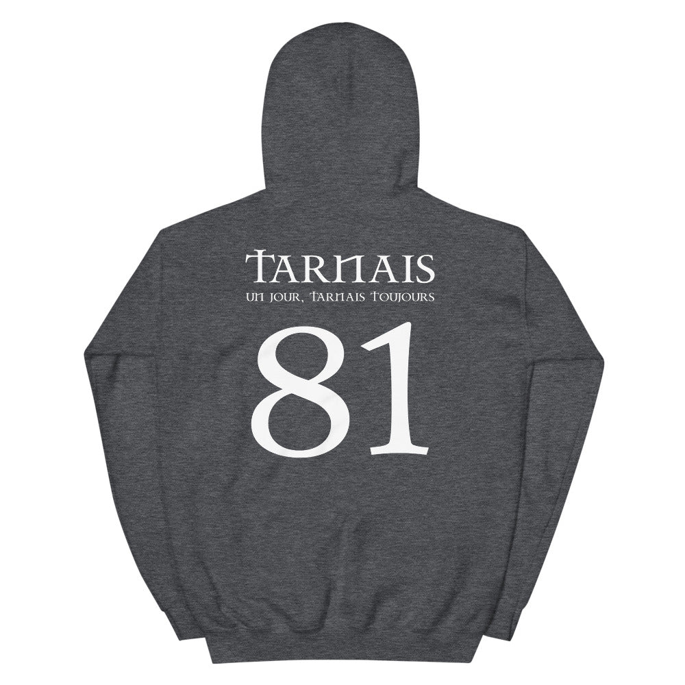 Sweatshirt Tarn 81 bleu marine dos - Tarnais un jour, Tarnais toujours