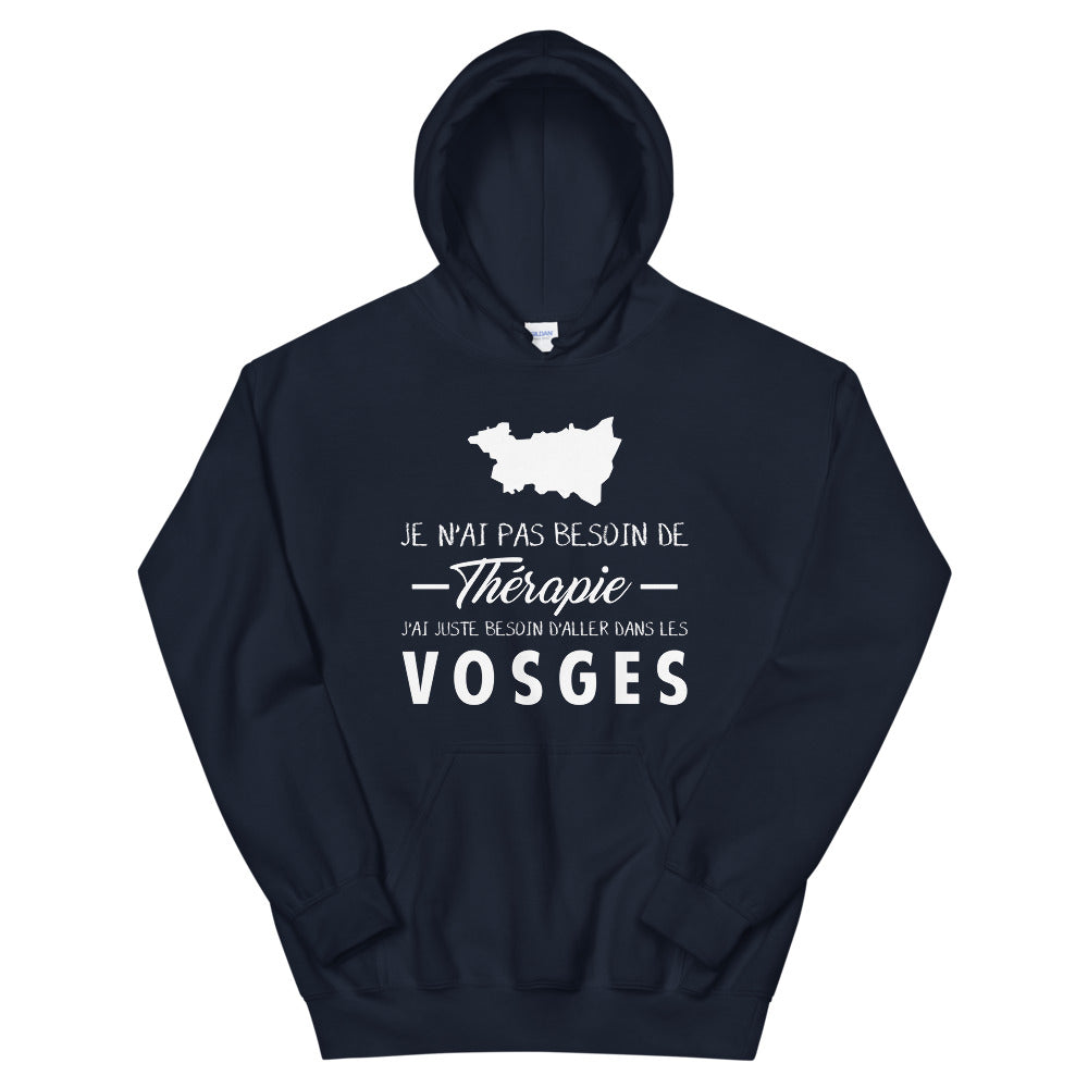 Sweatshirt Vosges bleu marine - Pas besoin de thérapie