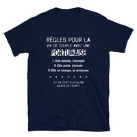 Thumbnail for T-shirt Portugal gris foncé - Règle pour vivre avec une Portugaise