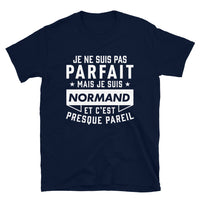 Thumbnail for T-shirt Normand bleu marine - Fierté et humour local