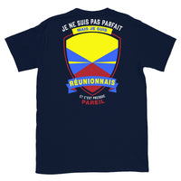 Thumbnail for T-shirt Réunion noir dos - Je ne suis pas parfait mais.
