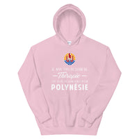 Thumbnail for Sweatshirt Polynésie gris foncé dos - Pas besoin de thérapie