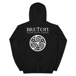 Breton un jour, Breton toujours - gros Triskel - Sweatshirt à capuche - Ici & Là - T-shirts & Souvenirs de chez toi