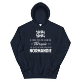 Pas besoin de Thérapie Normandie - Sweatshirt à capuche - Ici & Là - T-shirts & Souvenirs de chez toi