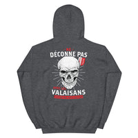 Thumbnail for Sweatshirt Valaisans rouge dos - Ne déconnez pas avec humour