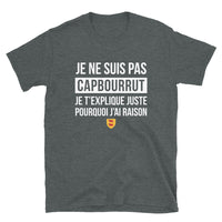 Thumbnail for T-shirt Béarn bleu marine dos - Je ne suis pas capbourrut