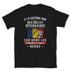 T-shirt Roumain noir - Et le 8e jour Dieu créa les.