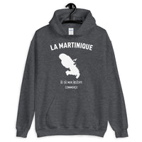 Thumbnail for Sweatshirt Martinique gris foncé - Mon histoire commence ici