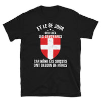 Thumbnail for T-shirt Savoie noir - Le 8e jour, héros des Savoyards