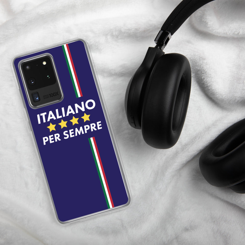 Italiano per sempre - drapeau  Italien pour toujours - Coque Samsung - Ici & Là - T-shirts & Souvenirs de chez toi