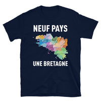 Thumbnail for T-shirt Bretagne gris foncé - Fierté des Neuf Pays
