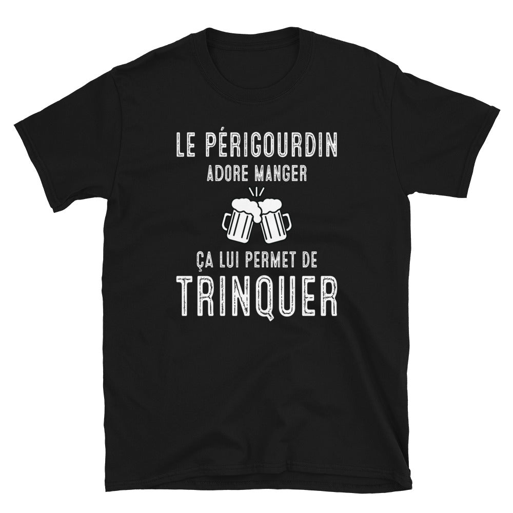 T-shirt Périgord gris sport - Le plaisir de manger