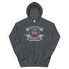 Sweatshirt Réunion noir - Mon cœur est là-bas avec fierté