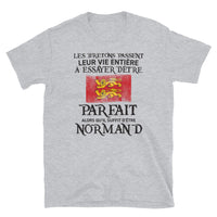 Thumbnail for T-shirt Normand blanc dos - Être parfait, c'est simple