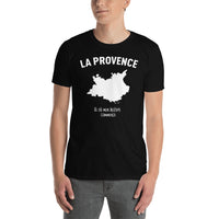 Thumbnail for T-shirt Provence bleu marine - Mon histoire commence avec humour