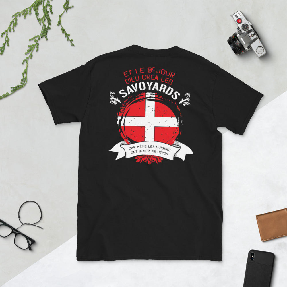 8e jour Dieu créa les Savoyards - T-shirt Standard - Ici & Là - T-shirts & Souvenirs de chez toi