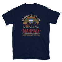 Thumbnail for T-shirt Marnais gris foncé chiné - Fierté locale et humour
