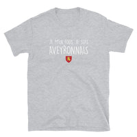 Thumbnail for M'en fous je suis Aveyronnais - T-shirt Standard - Ici & Là - T-shirts & Souvenirs de chez toi