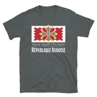 Thumbnail for T-shirt Aude bleu marine - Liberté égalité chocolatine